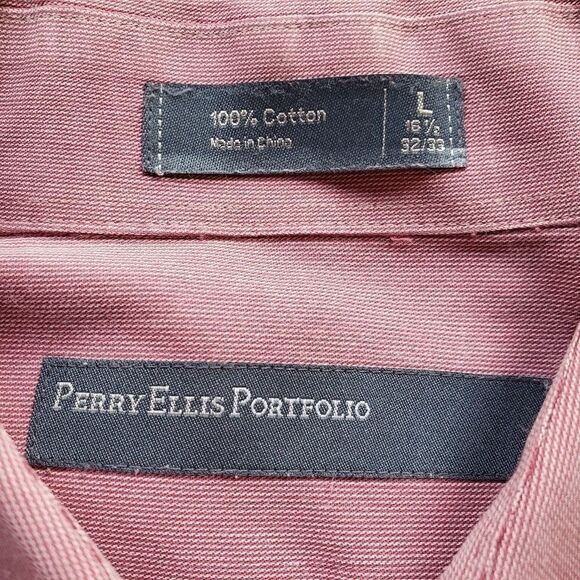 PERRY ELLIS PORTFOLIO Button Down Dress Sh… - Picture 2 of 2